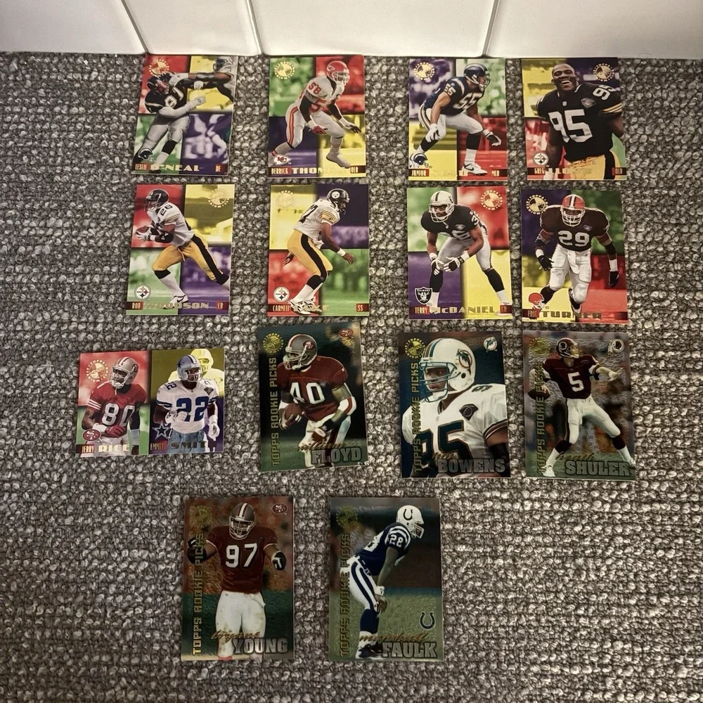 1995 Topps Stadium Club Members Only Football Card Set‎ in Box 1-50 Sh1